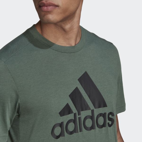 Green Oxide Adidas AEROREADY Designed 2 Move Feelready Sport Logo Tee