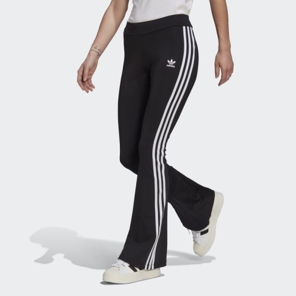 Black Adicolor Classics Flared Leggings Adidas