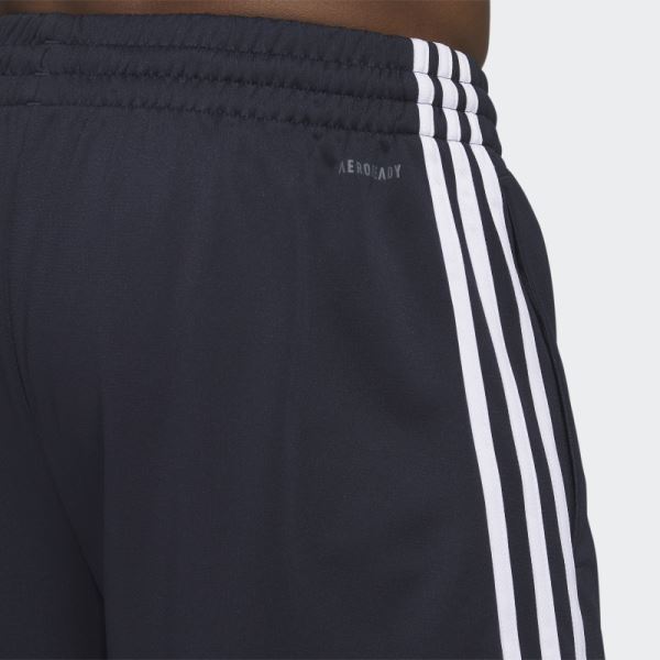 Adidas Legends 3-Stripes Basketball Shorts Hot Ink