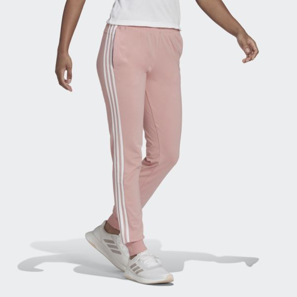 Mauve Essentials 3-Stripes Pants Adidas