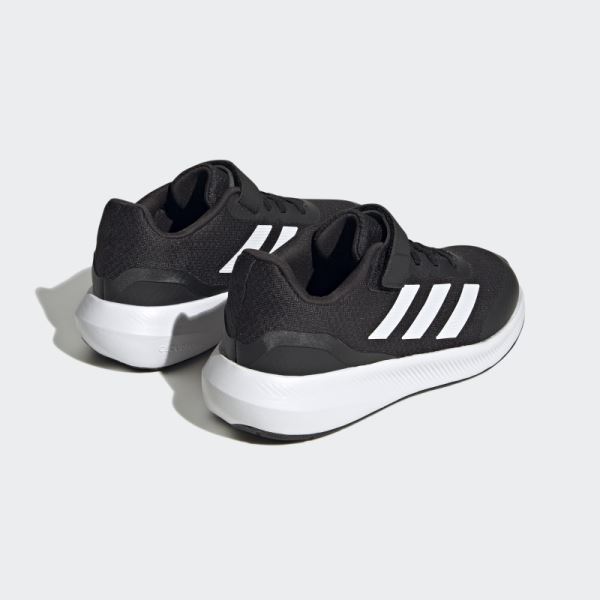 Adidas RunFalcon 3.0 Elastic Lace Top Strap Shoes Black