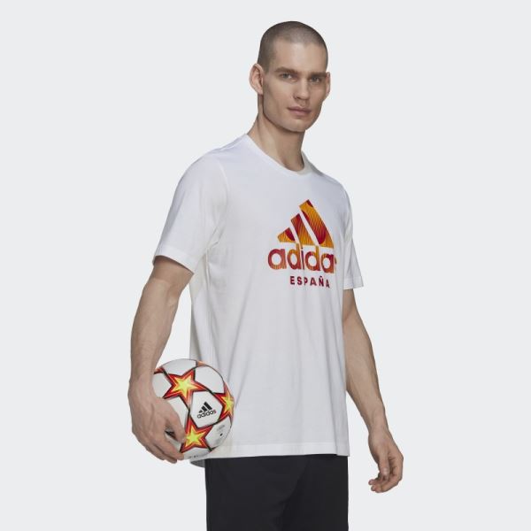 Adidas Spain Graphic Tee White