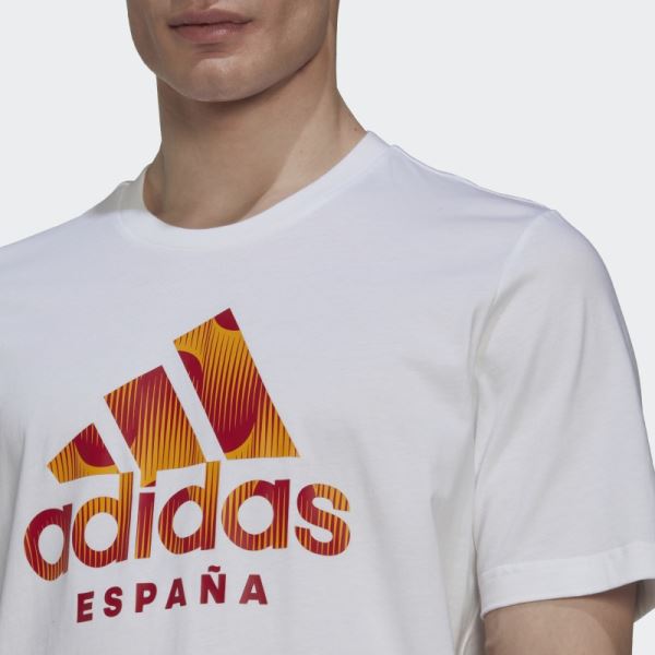 Adidas Spain Graphic Tee White