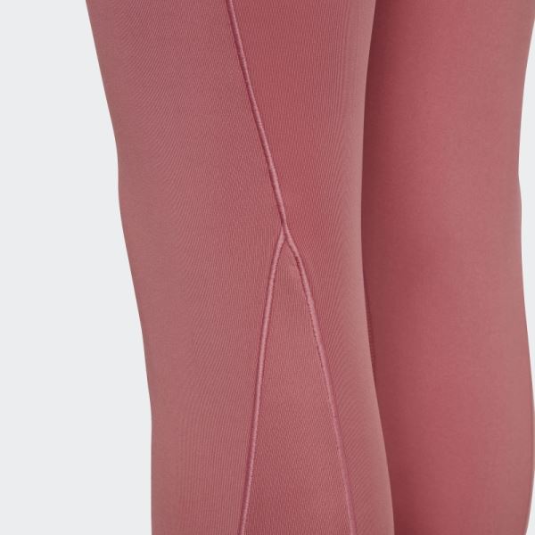 Pink Adidas Yoga AEROREADY High-Rise 7/8 Tights