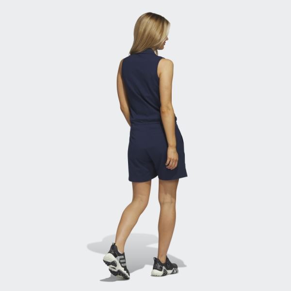 Navy Adidas Knit Golf Romper