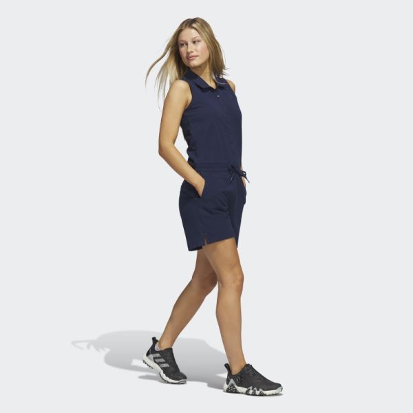 Navy Adidas Knit Golf Romper