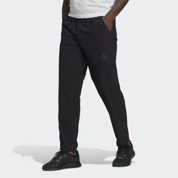 Essentials Hero to Halo Woven Pants Black Adidas