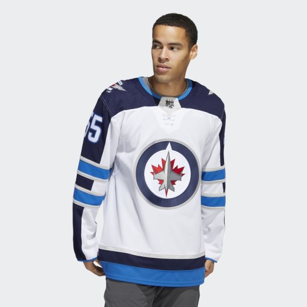 White Jets Scheifele Away Authentic Jersey Adidas