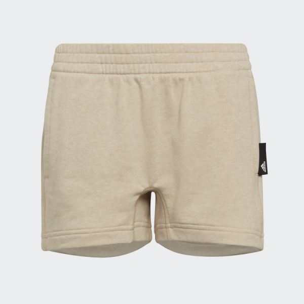 Botanic Beige Mel Studio Lounge Botanical Dye Sport Shorts Adidas