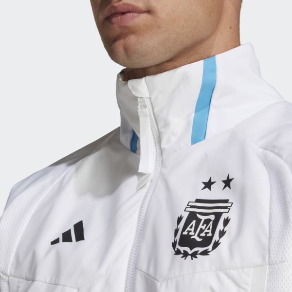 Adidas Argentina Game Day Anthem Jacket White