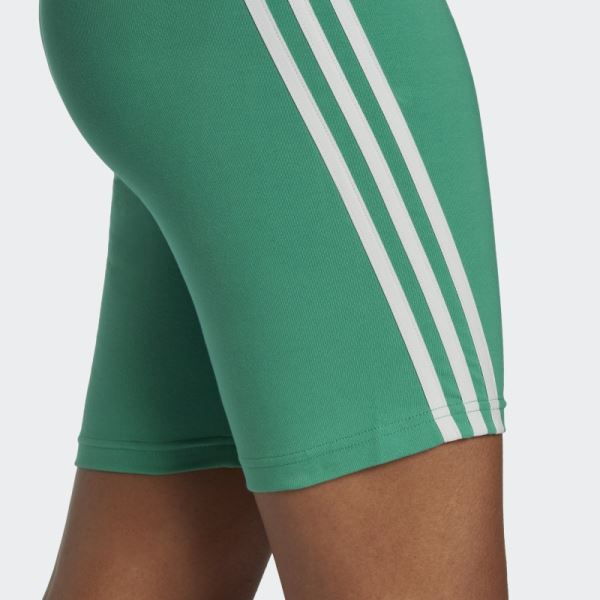 Adidas Court Green Future Icons 3-Stripes Bike Shorts