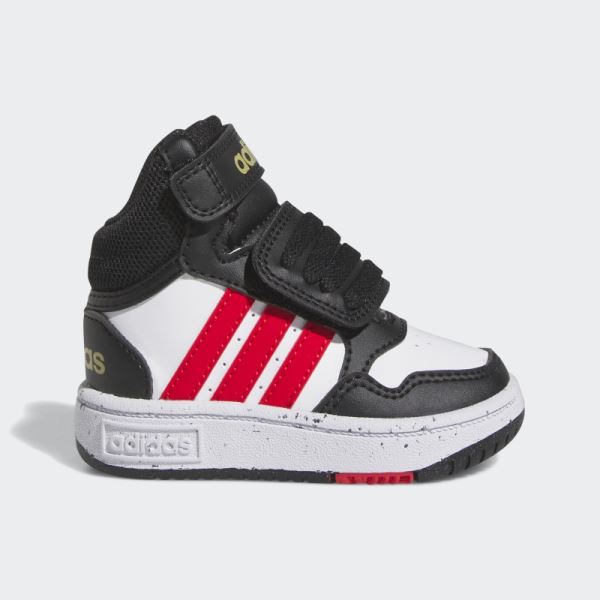 Stylish Black Adidas Hoops Mid Shoes