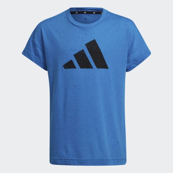 Adidas Blue Mel Future Icons 3-Stripes Loose Cotton Tee