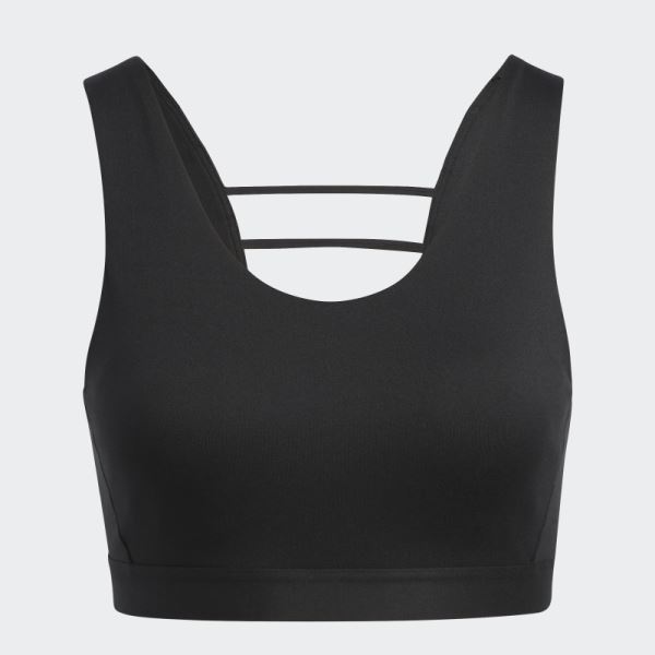 Black CoreFlow Luxe Medium-Support Bra Adidas