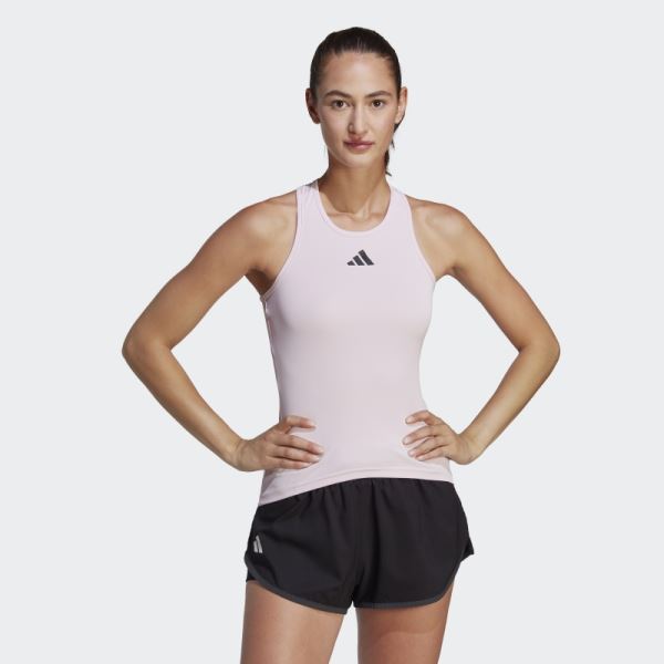 Pink Adidas Club Tennis Tank Top