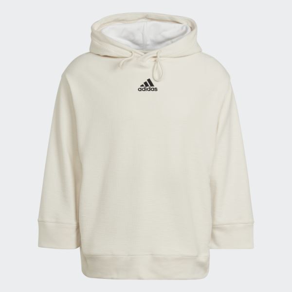 Reversed French Terry Hoodie (Gender Neutral) Undyed Adidas