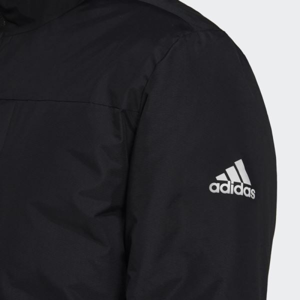 Adidas Black Utilitas Hooded Parka Stylish