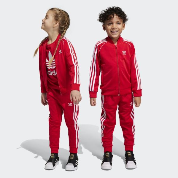 Adicolor SST Tracksuit Scarlet Adidas