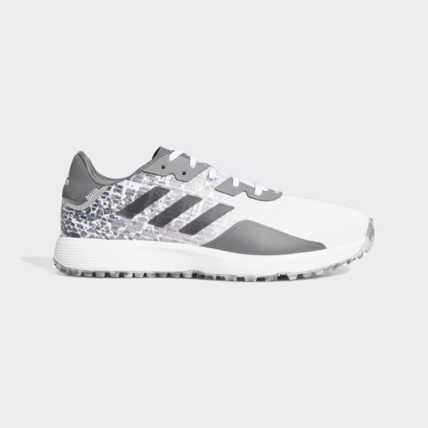 S2G Wide Spikeless Golf Shoes White Adidas