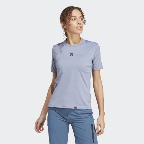 Silver Violet Five Ten Bike TrailX Tee Adidas