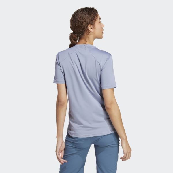 Adidas Silver Violet Five Ten Bike TrailX Tee