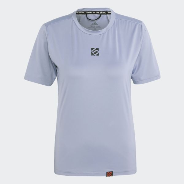 Adidas Silver Violet Five Ten Bike TrailX Tee