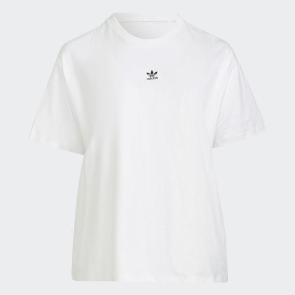 Tee (Plus Size) White Adidas