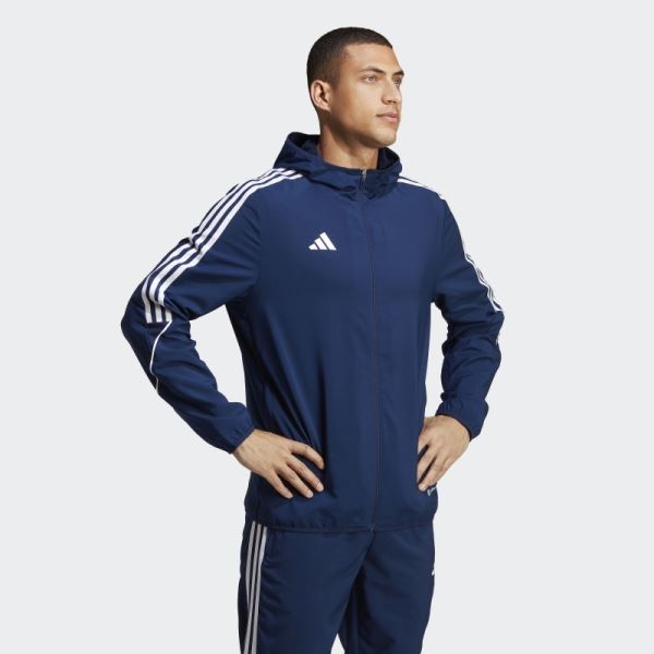 Adidas Navy Blue Tiro 23 League Windbreaker