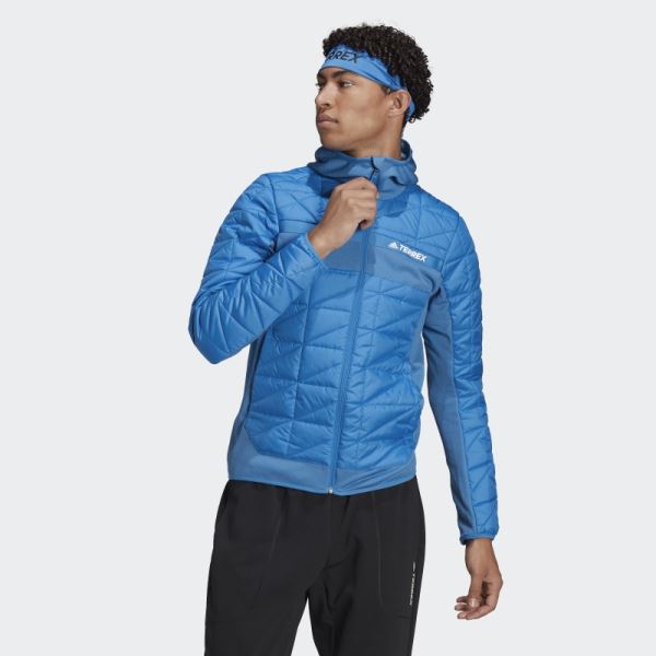 Terrex Multi Hybrid Insulated Jacket Shock Blue Adidas