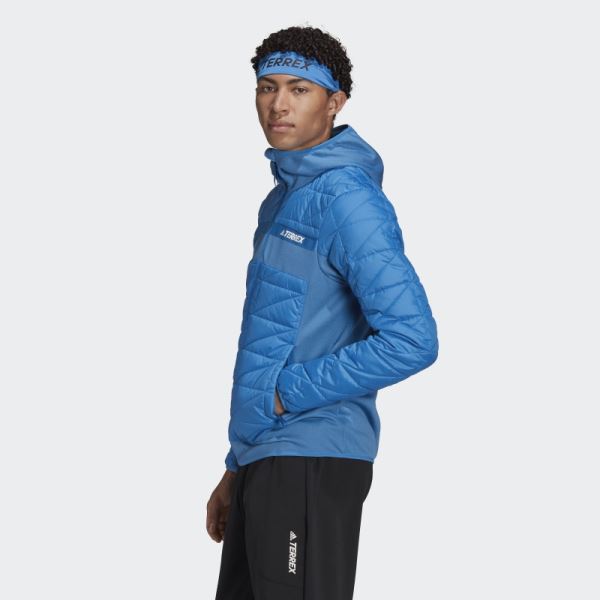 Terrex Multi Hybrid Insulated Jacket Shock Blue Adidas