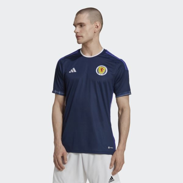 Navy Blue Scotland 22 Home Jersey Adidas