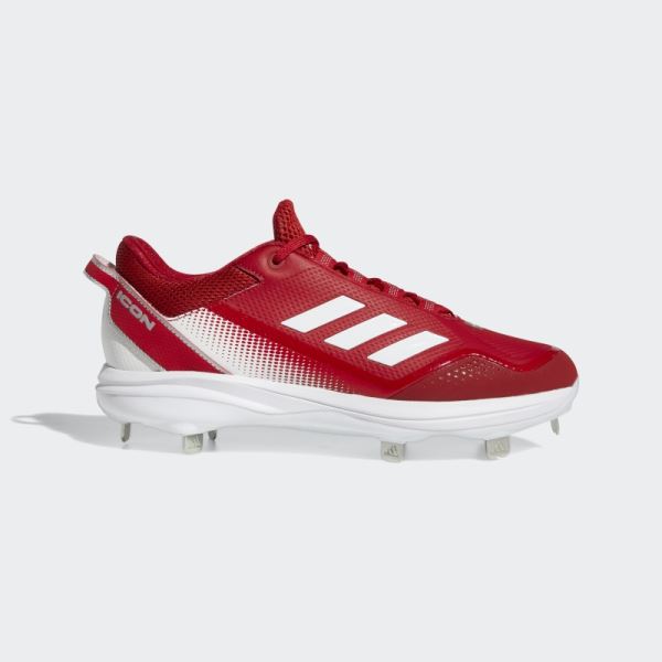 Red Adidas Icon 7 Cleats