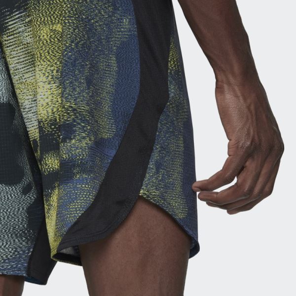 Adidas Multicolor D4T HIIT Allover Print Training Shorts