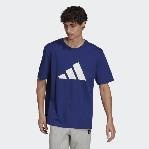 Future Icons Logo Graphic Tee Adidas Victory Blue