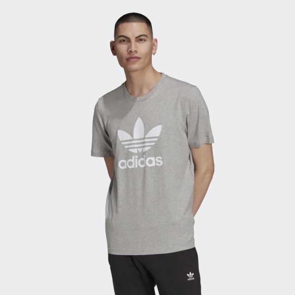 Adicolor Classics Trefoil Tee Medium Grey Adidas