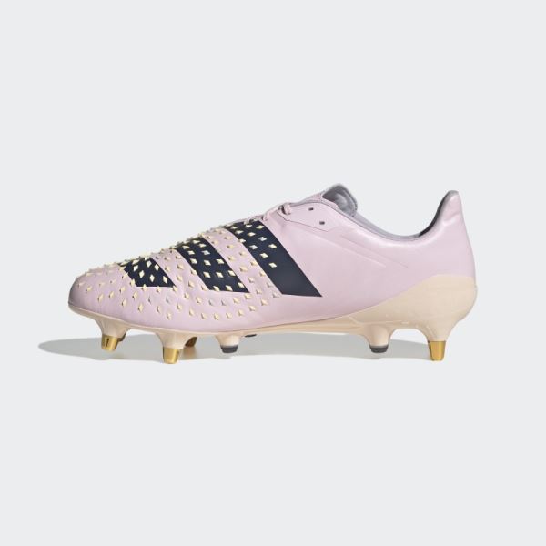 White Adidas Rugby Predator Malice SG Boots