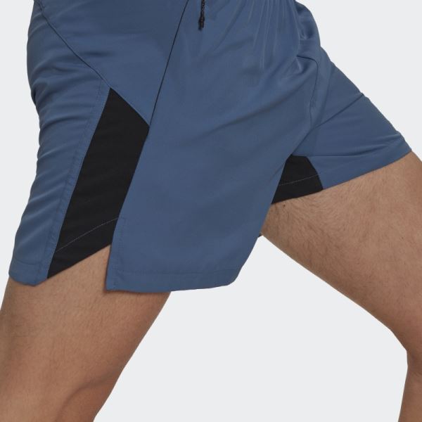 Adidas Terrex Trail Running Shorts Steel