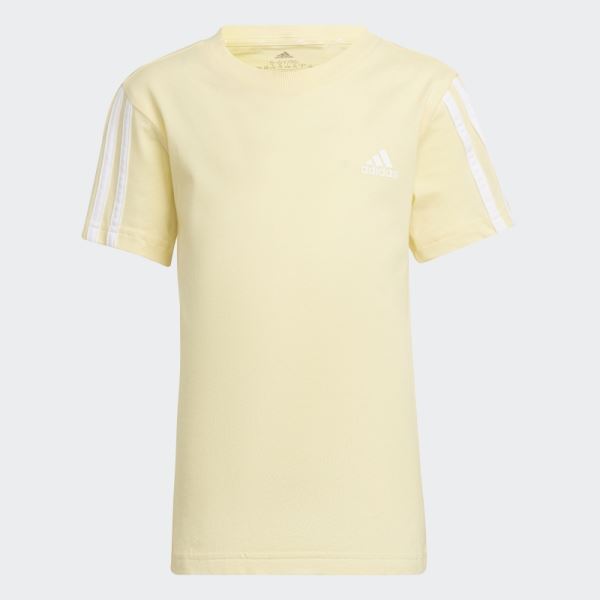 Adidas Essentials 3-Stripes Tee Yellow