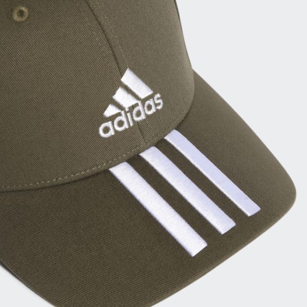 BASEBALL 3-STRIPES TWILL CAP Adidas Olive