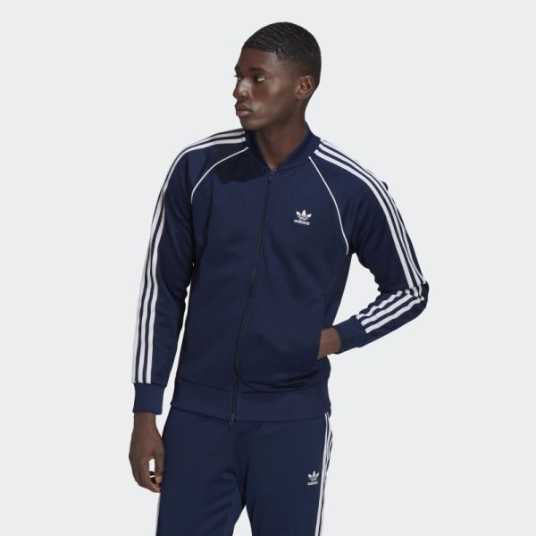 Night Indigo Adicolor Classics Primeblue SST Track Jacket Adidas