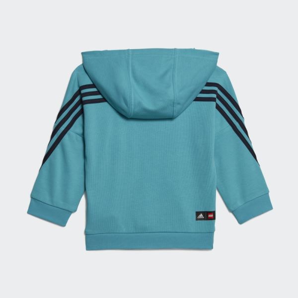 Blue Adidas x Classic LEGO Jacket and Pant Set Hot