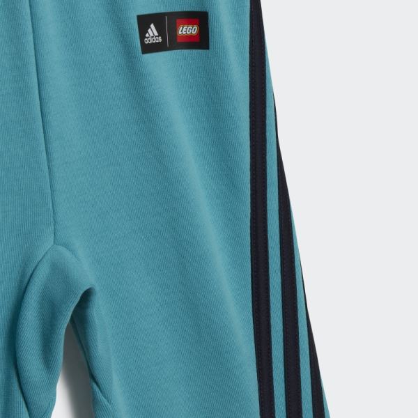 Blue Adidas x Classic LEGO Jacket and Pant Set Hot