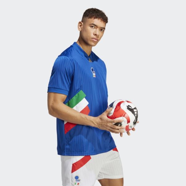 Italy Icon Jersey Royal Blue Adidas