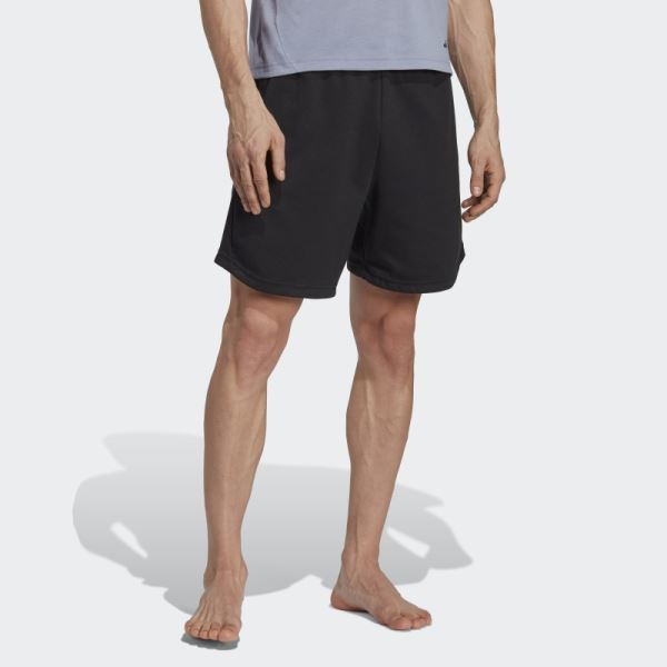 Black Adidas Yoga Base Training Shorts