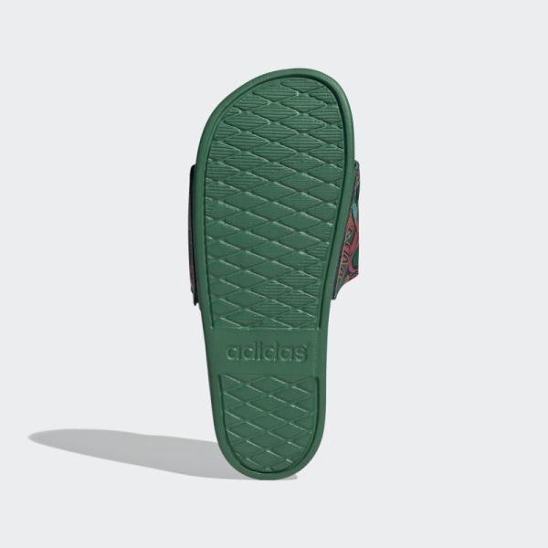 Adilette Comfort Sandals Bold Green Adidas