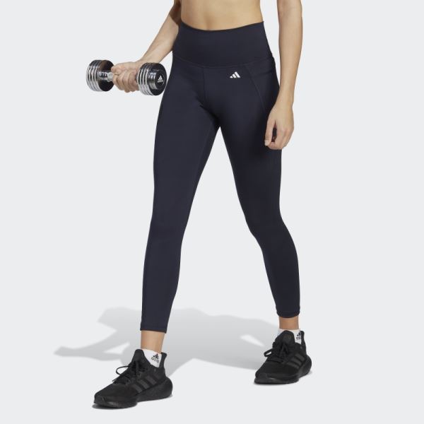 Adidas Optime Stash Pocket High-Waisted 7/8 Leggings Ink