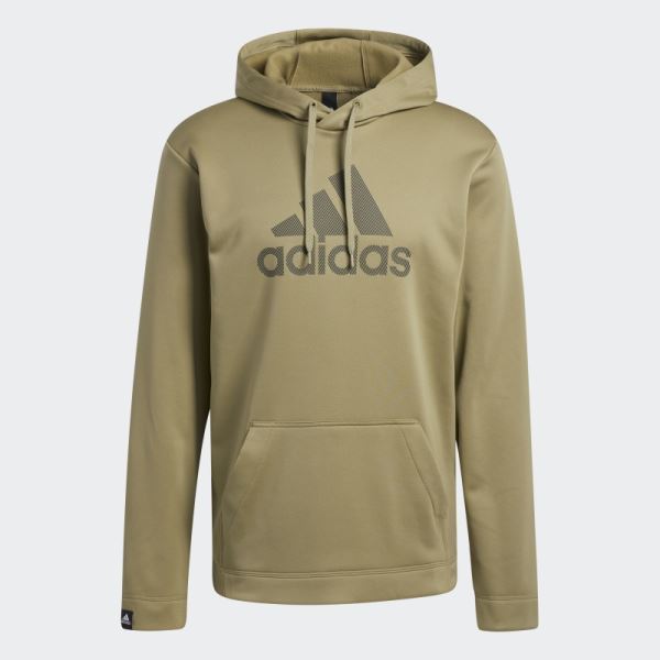 Game and Go Pullover Hoodie Adidas Orbit Green