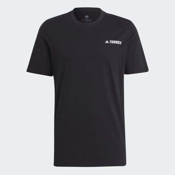 Black Terrex Mountain Graphic Tee Adidas