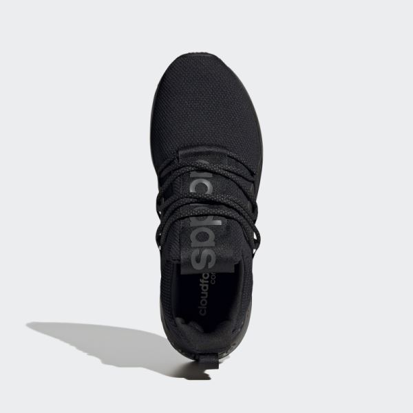 Adidas Black Lite Racer Adapt 4.0 Cloudfoam Slip-On Shoes