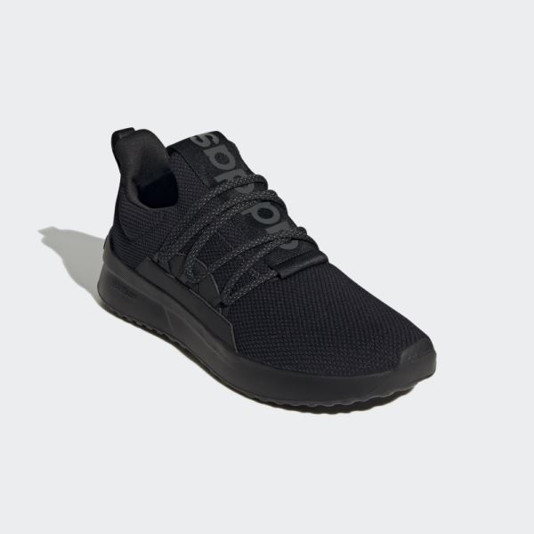 Adidas Black Lite Racer Adapt 4.0 Cloudfoam Slip-On Shoes